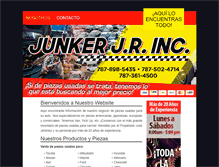 Tablet Screenshot of junkerjr.com